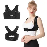 Ladies Women Adjustable Shoulder Back Posture Corrector Chest Brace Support3442