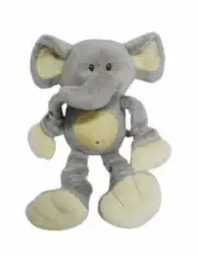 NWT Spark Create Imagine Plush Stretchy Elephant Rattle Scrunchy Ears Very Soft