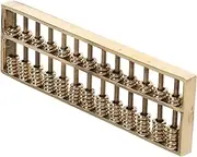 KICHOUSE Brass Abacus Mini Abacus Statue Teach Counting Abacus Mini Abacus Figurine Retro Abacus Figurine Desktop Abacus Model Tabletop Abacus Decor Vintage Abacus Chinese Abacus Ornament