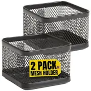 Mesh Paperclip Holder for Desk, Paperclip Holder Desk Accessories Holder(2 Pack)