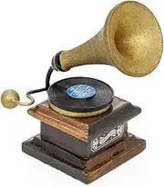 Odoria 1/12 Scale Dolls House Miniature Gramophone Phonograph Dollhouse Accessories