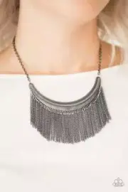 Paparazzi Zoo Zone - Black - Necklace & Earrings