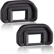 EOS 6D MarkⅡ Viewfinder Eyepiece Eyecup for Canon EOS MarkⅡ/Ⅰ 6D MarkⅡ/Ⅰ 90D/80D/70D/60D/50D/40D/20D/5D Camera [2 Packs], Replace Eyepiece EB, Camera Viewfinder Accessories EB