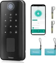 Fingerprint Door Lock,Keyless Entry Deadbolt with App Control,Touchscreen Keypad