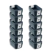 12x 3PK Boxsweden Essentials 12.5x4.5cm Sort Tray Organiser Storage Rect Assort