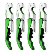 4Pcs 5" Wine Openers Waiter Corkscrew Red Wine Bottle Opener, Green