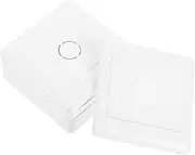 WOONEKY Multi-use Whiteboard Cassette Cover Cable Wall Plate Junction Box Cover for Outdoor Electrical Enclosure