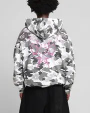 [LOITER] Loiter Draco Hoodie Snow Camo - Size 2XL 2XL Snow Camo