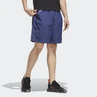 【adidas 愛迪達】運動褲 短褲 男褲 慢跑 休閒 藍 WW WOVEN SHORT(HM8003)