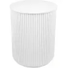 CAFE LIGHTING & LIVING Nomad Round Side Table White New