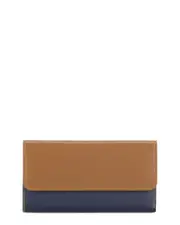 mywalit Tri-Fold Leather Outer Zip Purse
