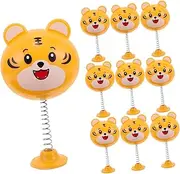 VALICLUD Motorcycle Scooter Helmets 10pcs Tiger Bobblehead Decorations Fun Desk Toys