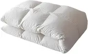 JSEIAJB Bedding Cotton Spring and Autumn Quilt Hotel Winter Quilt All Quilts with Goose Down Cored Quilt(3.4kg)