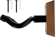 UKQRRTC Guitar Wall Hanger, Wood Ukulele Wall Mount Hanger, Non Slip U Shaped Ukulele Holder Hanger, Guitar Wall Mount Hook, Ukulele Wall Mount Stand for Electric Guitar Banjo Bass (1 Pack)