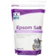 Quality Choice Soaking Solution Epsom Salt Epsom Salt, Lavender, 3 lbs