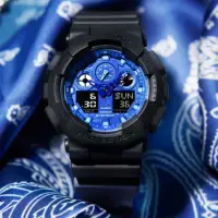 在飛比找momo購物網優惠-【CASIO 卡西歐】G-SHOCK 藍色變形蟲系列手錶(G