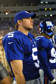 Kerry Collins at Super Bowl XXXV at Raymond James Stadium in Tampa- Old Photo 7