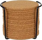 RHAIYAN Mandala Natural Round Wooden Slip Slice Cup Mat Coaster Coffee Mug Drinks Holder Tea Pad Compatible with DIY Tableware Decor Specific