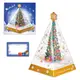 美國 Hallmark 聖誕立體卡/ 四角錐聖誕樹