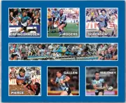 NEW!! Cronulla Sharks Legends memorabilia frame, limited edition with COA