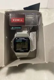Timex Easy Reader 35mm Silver Stainless Steel Case with Silver Stainless...