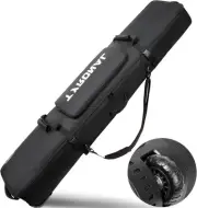 Heavy Duty Padded Snowboard Bag with Wheels - Waterproof 600D Polyester Travel B