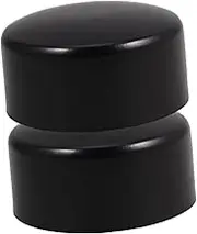 HOMOCONO 2pcs Round End Caps Handrail Stainless Steel Pipe Cap for Fencing Post Quick Install Stair Railing Covers