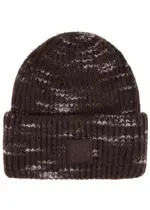 Varley Cresta Ribbed Wool-blend Beanie - Chocolate ONE SIZE