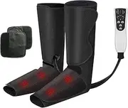 AERLANG Leg Massager.Leg Compression Massager for Circulation,3 Modes and 3 intensities of Leg Massager with Heat and air Compression for Tired and Tense Legs,Gifts for him.