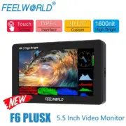 FEELWORLD F6 PLUSX 5.5" 1600nit Camera Monitor 4K HDMI 1920x1080 Touch Screen