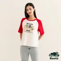 在飛比找momo購物網優惠-【Roots】Roots女裝-#Roots50系列 手繪海狸