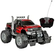 Kids 4WD RC Remote Control High Speed Off Road Pickup Truck Toy Gift With Lights