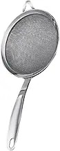 FUNOMOCYA Perfect for Baking Fine Mesh Flour Sieve Stainless Steel Home Flour Strainer