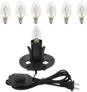 Himalayan Salt Lamp Cord with Dimmer Switch and Bulbs, 6FT Original Replacement