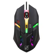 ZGUANGBA K2 Wired Optical Gaming Mouse RGB Light 1600DPI Ergonomics USB Gamer Mice for PC Laptop Computer