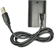[PROtastic] DR-E6 Dummy Battery Coupler > 5V USB DSLR Adapter for Canon 5D Mk III/5D Mk II/6D/7D/60D/60Da WITH CHIP - Great for long shoots like Astro & Timelapse, Power With A USB Battery