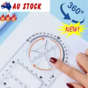 Drawing Rulers Geometric Ruler Mathematics Drawing Template Primary School ZV