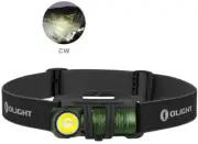 Olight Perun 2 Mini OD Green LED Rechargeable Headlamp, 1100 Lumens, Cool White