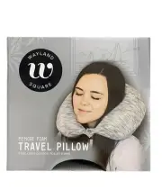 Wayland Square Memory Foam Travel Pillow Various Colors