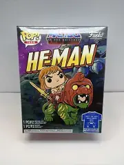 Funko Pop! Tees HE-MAN XL Boxed T Shirt & Vinyl Figurine Glows in the Dark GITD