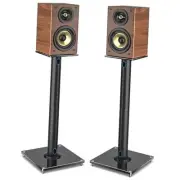 Upgraded 45° Swivel Speaker Stands Pair for Surround Sound, Heavy Duty 28