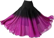 [Hailong Ming] Social Dance Skirt, Belly Dance Dress, Long Swing, Winding Skirts, Exercise Party, Evening Performance, Cosplay, Elegant Festival