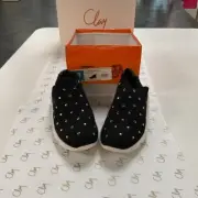 NEW HOO Jess Studded Knit Sneaker Size 13 Little Kids