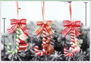 Soft Clay Plastic Material 3pcs Christmas Ornaments Hanging Decorations