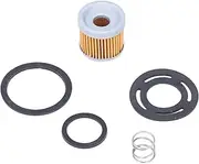 Grcfumo Marine Outboard Fuel Filter Kit, Rubber and Metal Marine Outboard Fuel Filter Kit, Fuel Filter Assembly with Rubber Rings for Maintenance