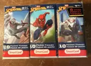 10 POCKET TISSUES 2PLY 6 PACK MARVEL SPIDER-MAN Ships Fast Stocking Stuffer