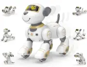 STEMTRON Remote Control Robot Dog Toy