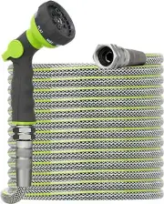 Flexible Garden Hose 25 FT - Heavy Duty Non-Expandable 25FT Outdoor Water Hose