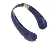F26 Mini Neck Fan Portable Bladeless Foldable Rechargeable Leafless Hanging Air Cooler Cooling Wearable Neckband Quiet Operation