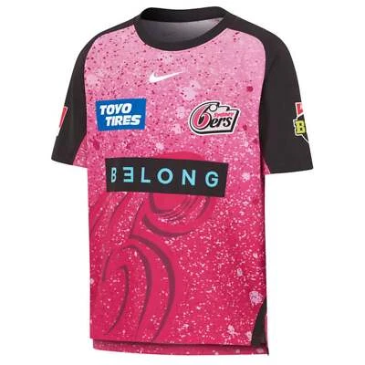 NEW Sydney 6ers 2024/25 Kids Replica Jersey Big Bash League BBL Cricket by Nike